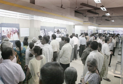Hindus at the exhibition