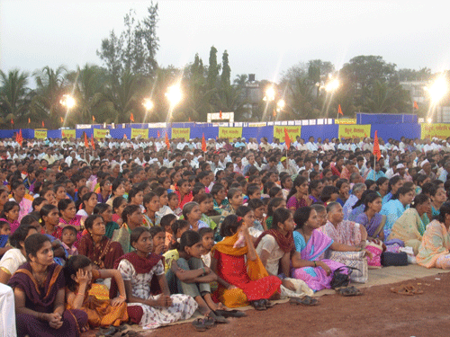 Dharmabhimanis present at Dharmajagruti Sabha