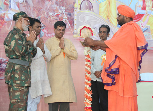 Inauguration of Dharmajagruti Sabha by lighting Samai