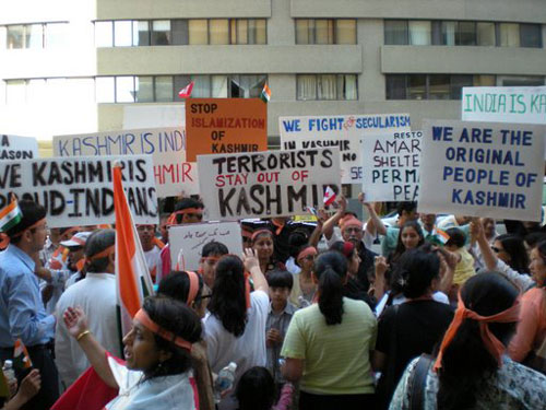 Kashmiri Overseas Association protesting in Canada -1