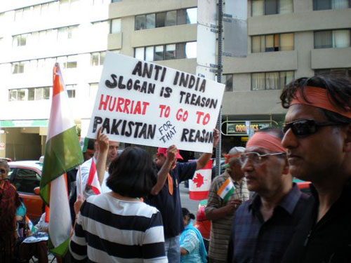 Kashmiri Overseas Association protesting in Canada - 2