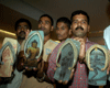 Hindu deities pictures on slippers: MNS agitate