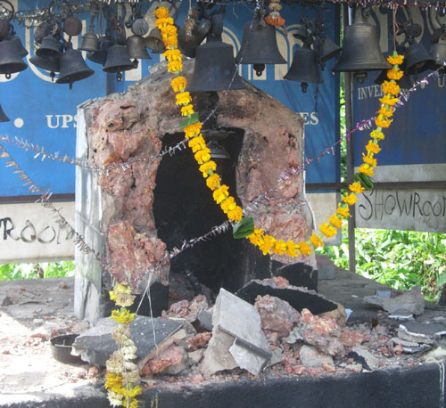 Photo of temple destruction by Anti-Hindus : 1