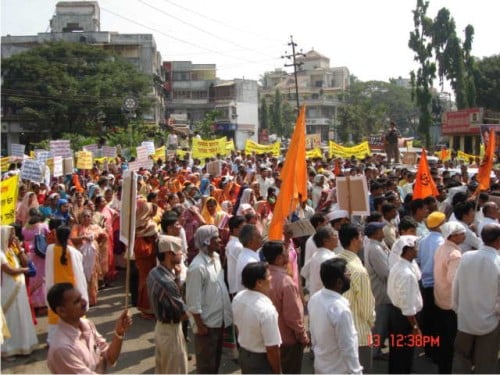 Thousands of pro-hindus participated in Naamdindi