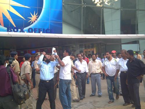 Shiv Sena Goa Chief  Shri Upendra Gaonkar being arrested while protesting