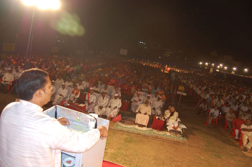 Shri. Ramesh Shinde, HJS addressing the Hindus.
