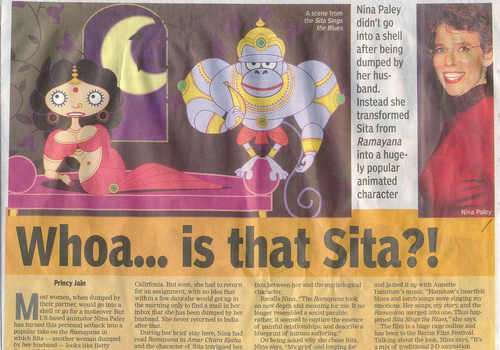 Cutting of article denigrating Goddess Sita, published in Hindustan Times