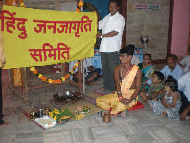 'Public Weapon Worship' programs held by HJS on the day of Vijaya Dashami