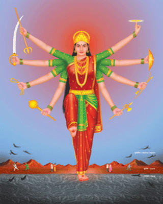 Sattvik Sri Durga Devi Picture