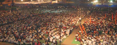 More than 32,000 devout Hindus were present for Hindu Dharmajagruti Sabha