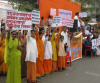 Panvel : Hindu Organisation stage agitations against Anti-Hindu propoganda of Government