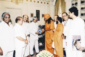  Dr Abdul Kalam with Swami Nityananda
