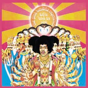 Denigratory picture of Sri Krushna with imposed face of Jimi Hendrix