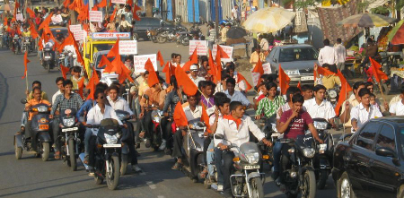 Sambhajinagar: A vehicle rally was taken out to propagate Hindu Dharmajagruti Sabha
