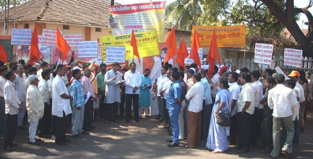 Ratnagiri: Devout Hindus called for total boycott of IBN-Lokmat for suppressing Hindus