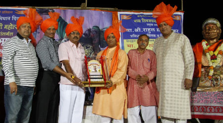 Mr. Ramesh Shinde of HJS was conferred with 'Hindu Kulbhushan Award'