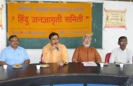 From Left : Mr. Madhukar Nazare; Mr. Ramesh Shinde; Mr. Vinay Panavalkar; Mr. Suresh Chavan