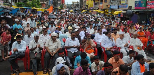 Devout Hindus present for the 'Pavankhind' campaign