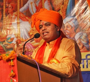Mr. Ramesh Shinde, Spokesperson of HJS Maharashtra, Gujrat and Goa.