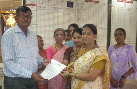 HJS members submitting memorandum against malpractices during Holi