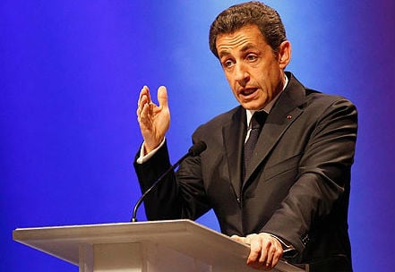 French President Nicolas Sarkozy