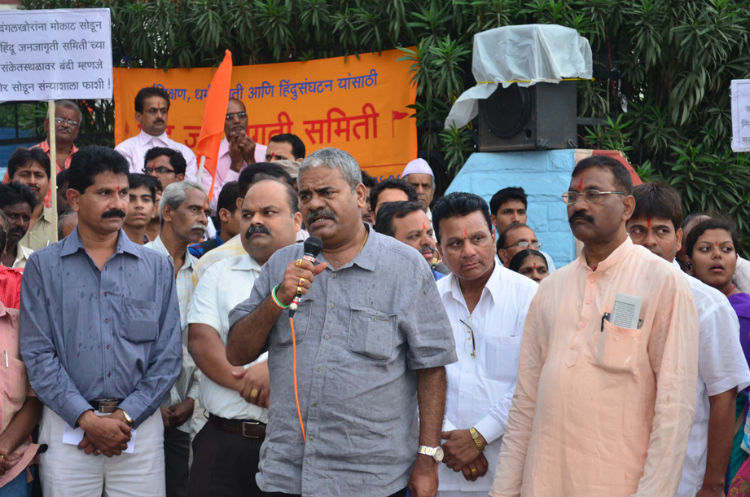 From Left : Mr. Eknath Pawar, BJP; Shiv Sena MP Mr. Shivajirao Patil; Mr. Uttam Dandime