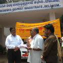 Belgaum : Representation demanding lifting of ban on HJS website submitted