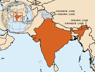Distortion of Indian Map by WHO