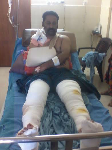 Shiv Sena leader Shri. Prasad was attacked by SDPI activists