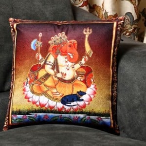 Fab Furnish Ganesh pillow cover