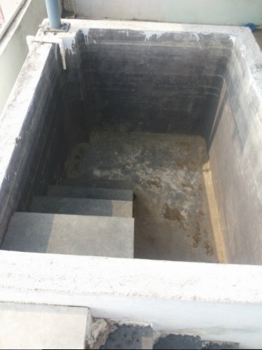 Baptism tank on third floor