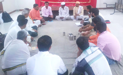 बैठक में उपस्थित वारकरी संप्रदाय एवं हिंदुत्ववादी संघटनों के पदाधिकारी