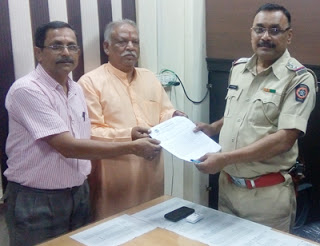 Activists submitting representation to PI Baban Khodade