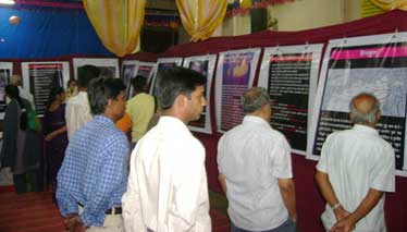 Hindus at the HJS' exhibition