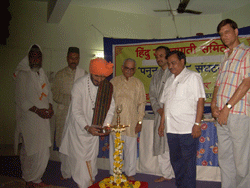 Inaguration of exhibition on Hindu genocide in Jalgaon