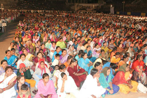 Huge audience of Hindu Dharmabhimanis present for Dharmajagruti Sabha - 2