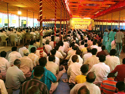 Huge audience of Hindu Dharmabhimanis present for Dharmajagruti Sabha - 1