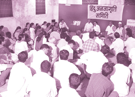 Devout Hindus in the meeting