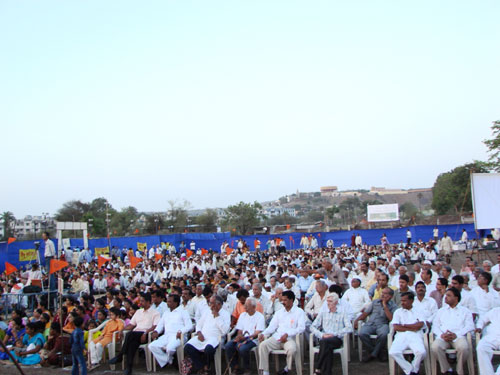 Devout Hindus present for Dharmajagruti Sabha