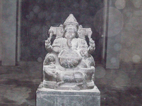 Broken Idol of Sree Ganesha in Pragati Maidan, New Delhi