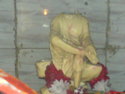 Broken Idol of Sree Saibaba