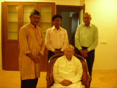 K.C. Sudarshanji, Sarsanghachalak, RSS with HJS Members