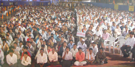 Devout Hindus present for HIndu Dharmajagruti Sabha