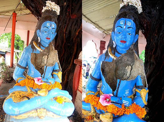 Desecrated idols of Lord Shiva - 2