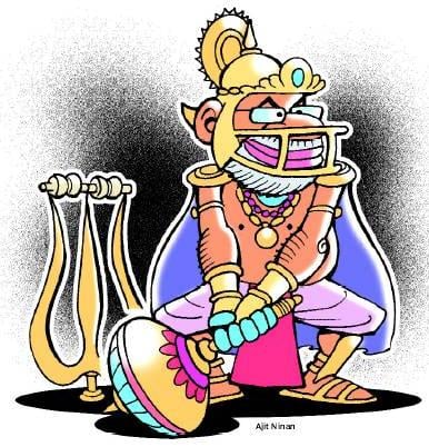 Denigration of Hindu Icons, Trishul and Gada