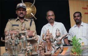 The Tamil Nadu Police has recovered 535 Idols worth rupees 50 Crore