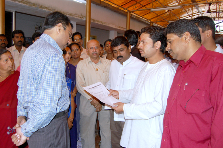HJS panel giving appeal to Collector Dr. J. Ravishankar