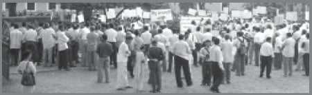 Devout Hindus participated in the agitation Devout Hindus participated in the agitation