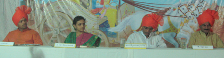 From left : Mr. Harshe, Mrs. Shilpa Kothavale, H.B.P. Vitthal (Tatya) Patil and Mr. Rahul Kadam