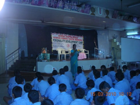 Dharmashikshan Session organised at Personality Development Camp,Chennai
